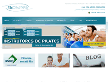 Tablet Screenshot of aparelhosdepilatesrs.com.br